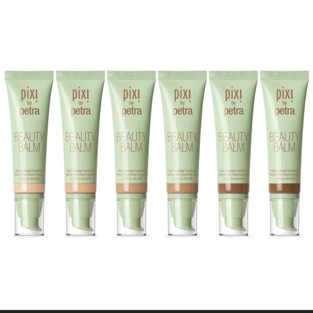 NIB Pixi by Petra Beauty Balm High Coverage Foundation 50ml 1.70‎ fl.oz